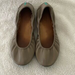 Tieks taupe ballet flats